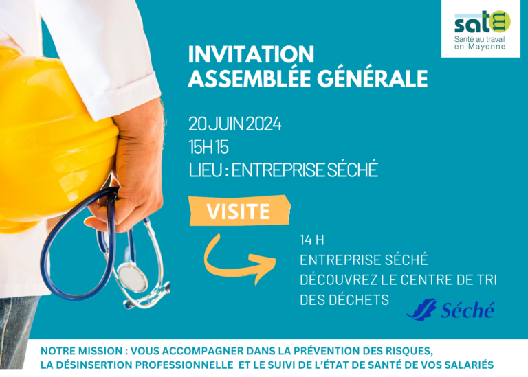 ASSEMBLÉE GÉNÉRALE 2024 – INSCRIPTION