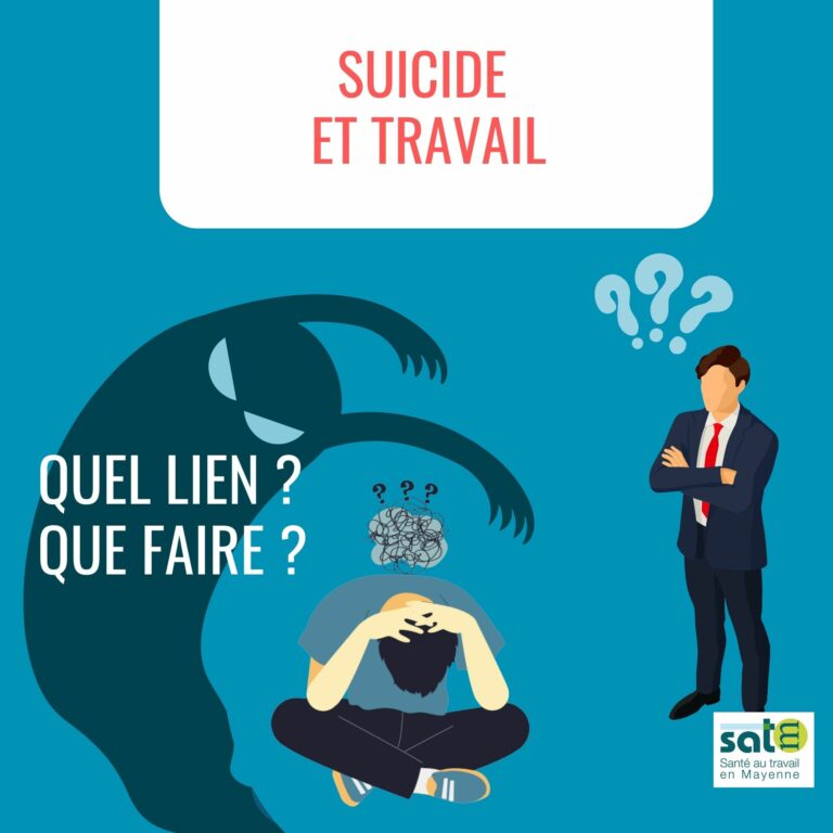 JOURNÉE MONDIALE DE LA PRÉVENTION DU SUICIDE – QUEL EST L’IMPACT DU TRAVAIL ?