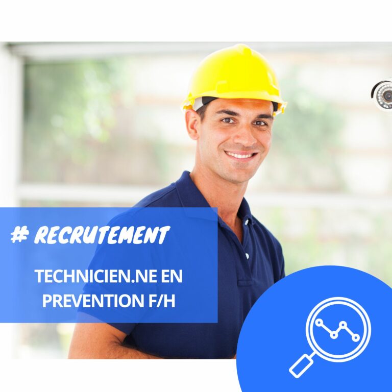 TECHNICIEN.NE EN PREVENTION F/H