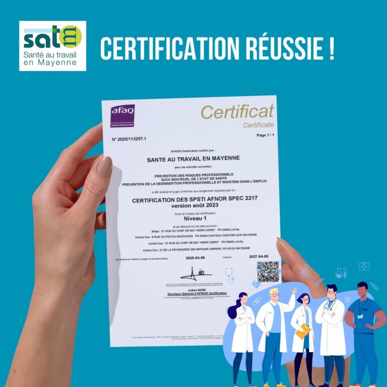 NOTRE SERVICE EST CERTIFIÉ AFNOR !